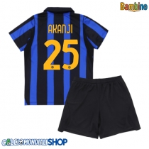 Maglie da calcio Inter Milan Manuel Akanji #25 Prima Maglia Bambino 2026-27 Manica Corta + Pantaloni corti)
